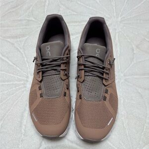 On Running Women's Brown and Gray Sneakers